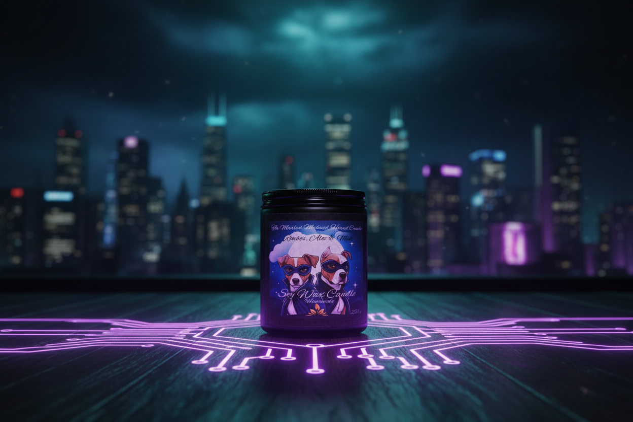 Small Organic Scented Soy Wax Candle